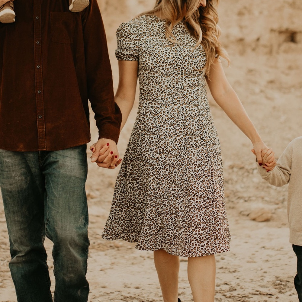 Cheetah dress. Size small.